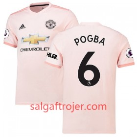 Manchester United Fodboldtrøjer Paul Pogba 6 Udebanesæt 2018/19 Kort ærmer